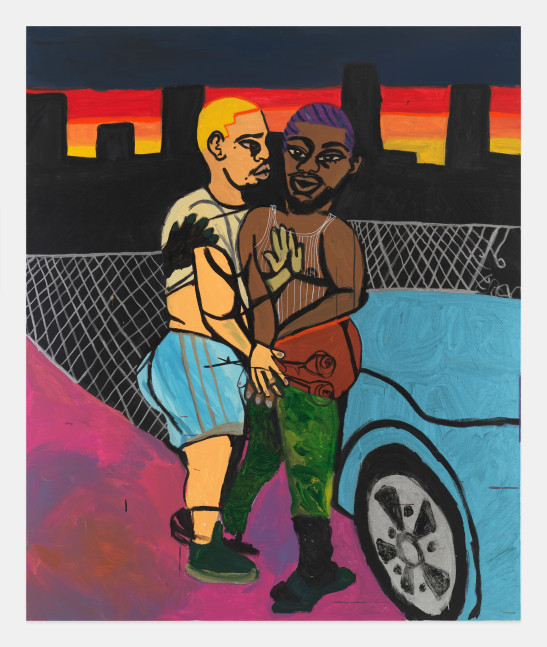 Center City Sunset

2023

Acylic paint, marker, oil stick on canvas

183 x 152.5 cm / 72 x 60 in

&amp;copy; Jonathan Lyndon Chase