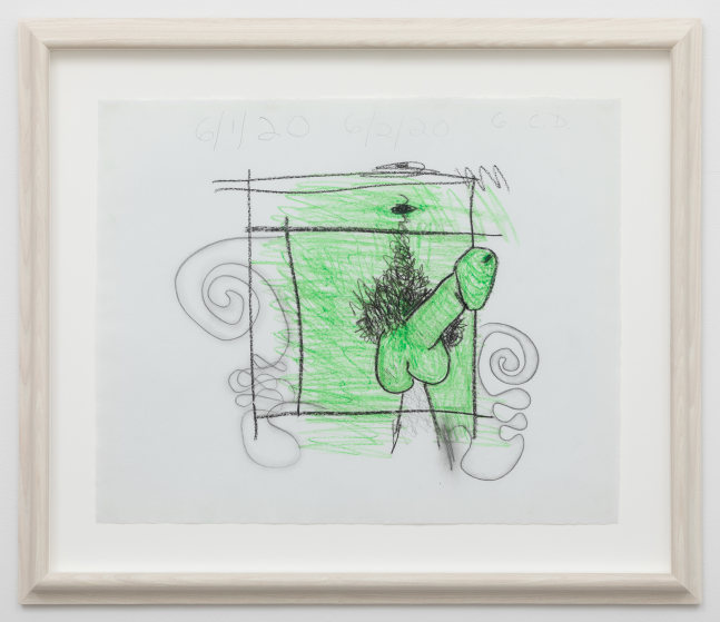 Drawing by Carroll Dunham