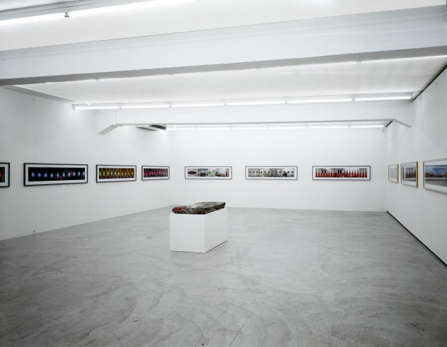 Installation view of Jean-Frédéric Schnyder photography exhibition