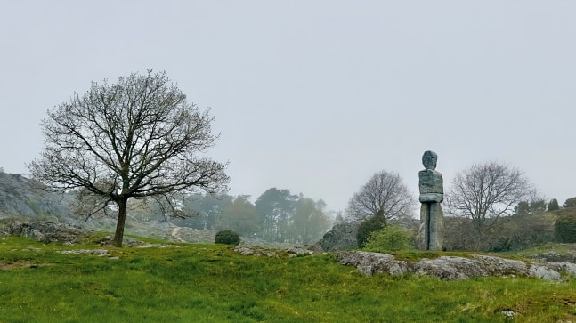 Installation view, Ugo Rondinone, Primordial, Pilane, Sweden, 2025