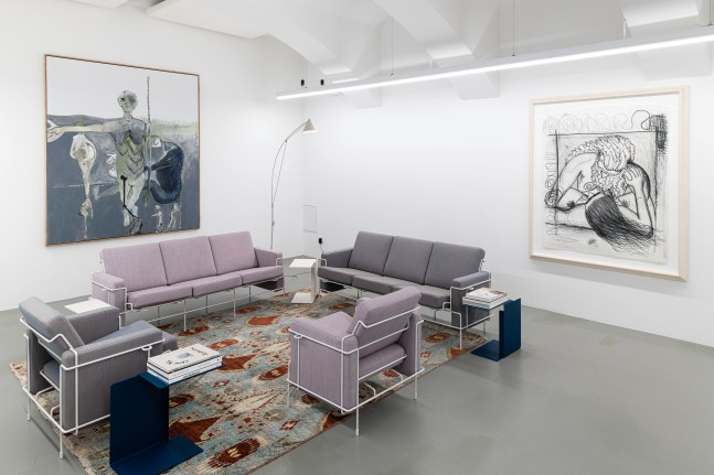 Installation view, Zeichnungen und Drucke / Drawings and Prints, Galerie Eva Presenhuber, Vienna, 2025