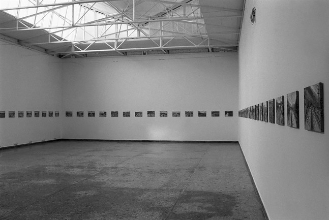 Installation view of paintings by Jean-Frédéric Schnyder