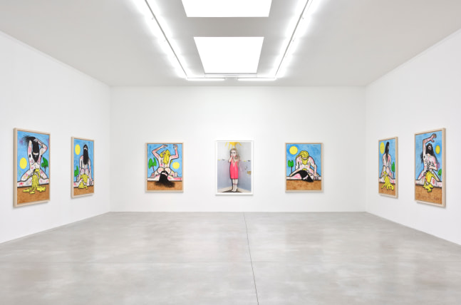 Installation view, Carroll Dunham &amp;amp; Laurie Simmons, Consortium Museum, Dijon, 2024