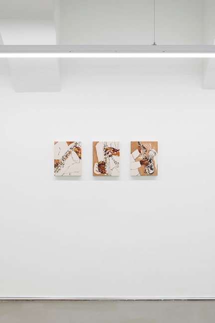 Installation view, Chase Hall, Momma&amp;#39;s Baby, Daddy&amp;#39;s Maybe, Galerie Eva Presenhuber, Vienna, 2025