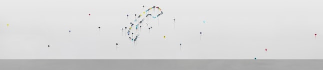 Wall installation by Mark Handforth