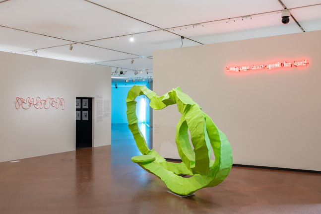 Installation view,&amp;nbsp;Angela Bulloch, Amy Feldman, Franz West, The Line, Heidi Horten Collection, Vienna, 2025