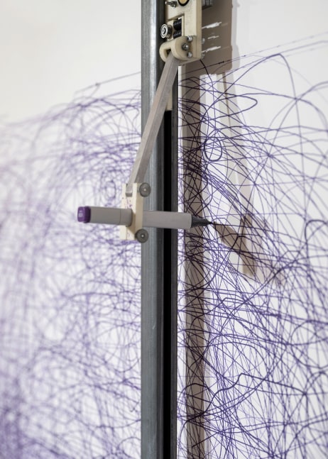 Installation view, Angela Bulloch, Drawing Machine, 15th Gwangju Biennale, Gwangju, 2024