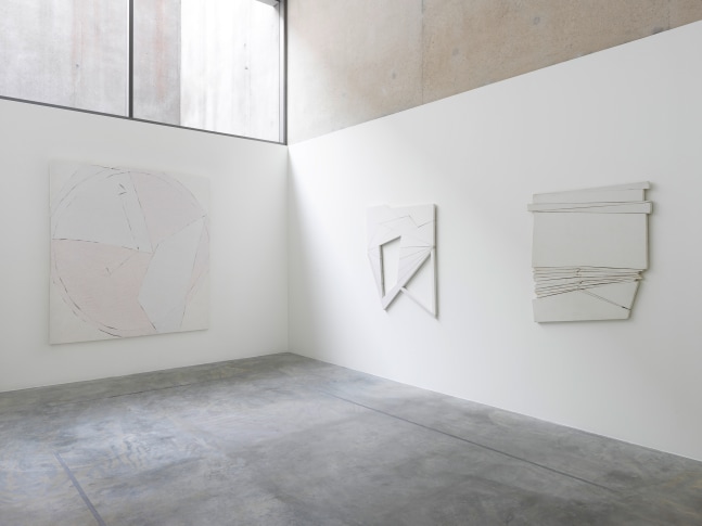 Installation view of works by Wyatt Kahn