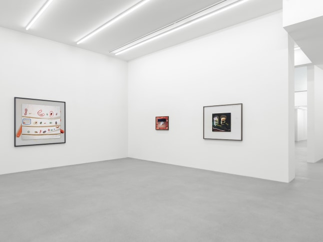 installation view of Lucas Blalock