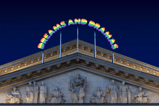 Installation view, Ugo Rondinone, Dreams and Dramas, Bayerische Staatsoper, Munich, 2025