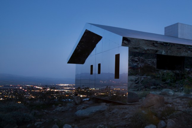 Installation view of living art installation by Doug Aitken