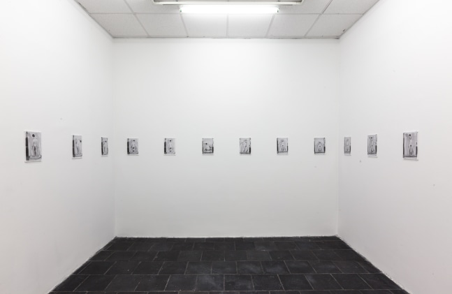 Installation view of works by John Giorno