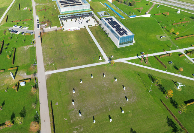 Installation view, Ugo Rondinone, solar spirit, Museum W&amp;uuml;rth, K&amp;uuml;nzelsau, 2024