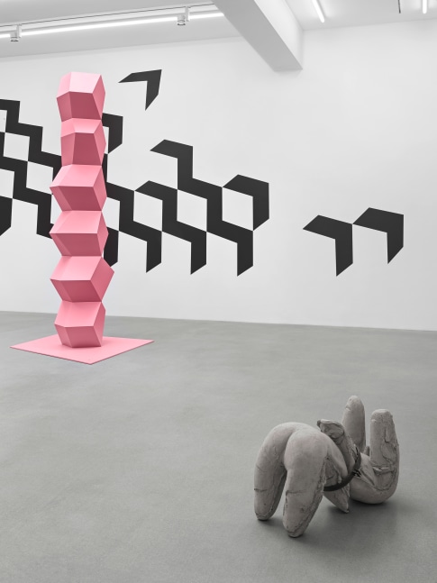Installation view, Wall Works &amp;amp; Sculptures, Galerie Eva Presenhuber, Waldmannstrasse, Zurich, 2025