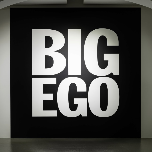 BIG EGO

2022

Site specific wall painting

Ed. 1/3 + 1 AP

320 x 320 cm / 126 x 126 in

&amp;copy; Giorno Poetry Systems