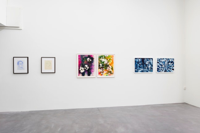 Installation view, Works on Paper, Galerie Eva Presenhuber, L&amp;ouml;wenbr&amp;auml;u Areal, Zurich, 2015
