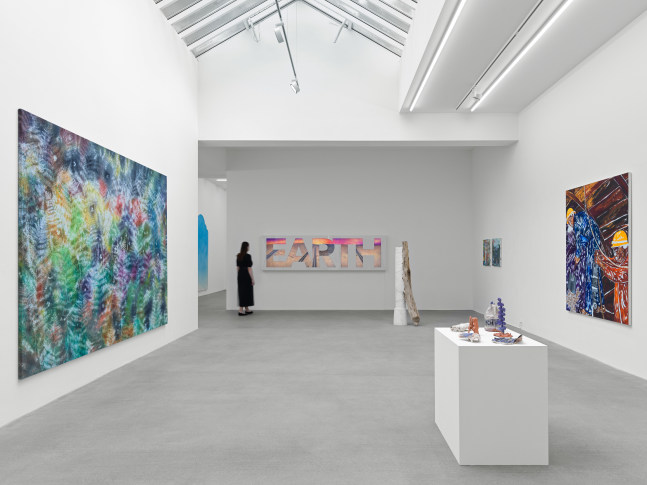 installation views of works by various artist