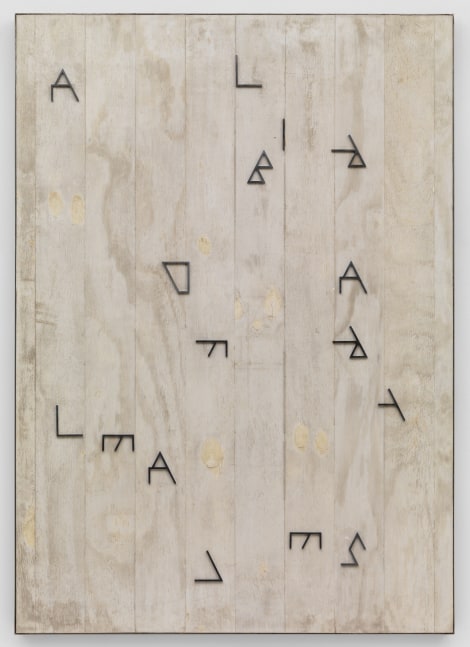 Wall hanging sculpture by Martin Boyce