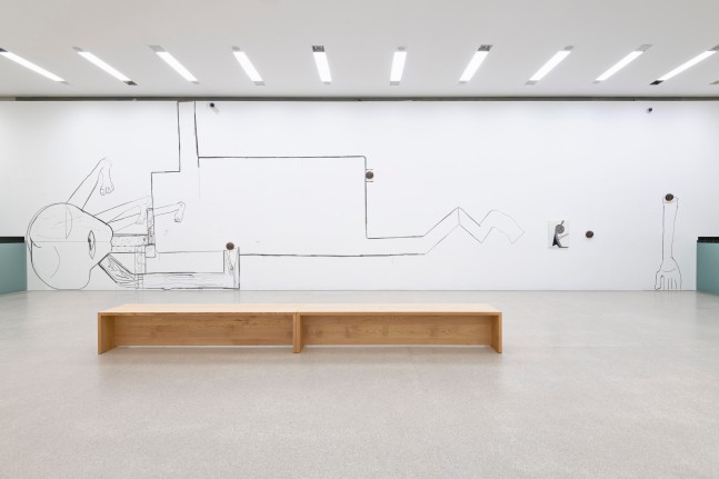 Installation view, Tobias Pils, Shh, mumok, Vienna, 2025