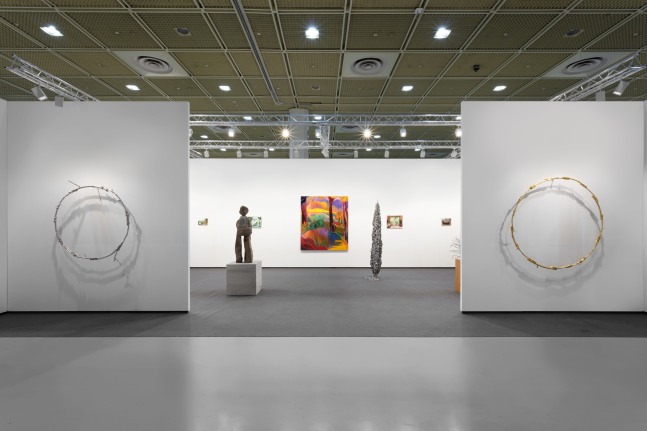 installation view of artworks by different artists at Frieze Seoul