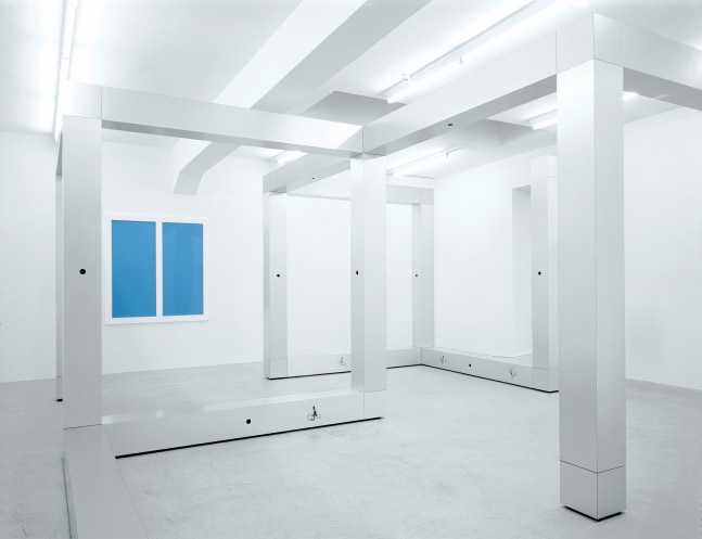 Installation view of Ugo Rondinone sculpture and installation exhibition