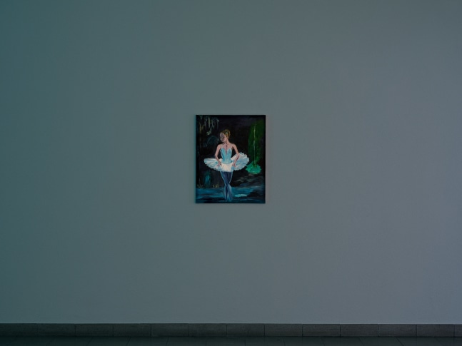 Installation view, Karen Kilimnik, Swan Lake, Kunsthaus Glarus, Glarus, 2023