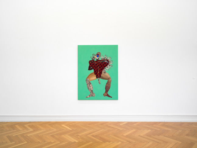 Installation view, Tschabalala Self, Responses, Kunsthalle Bern, Bern, 2025