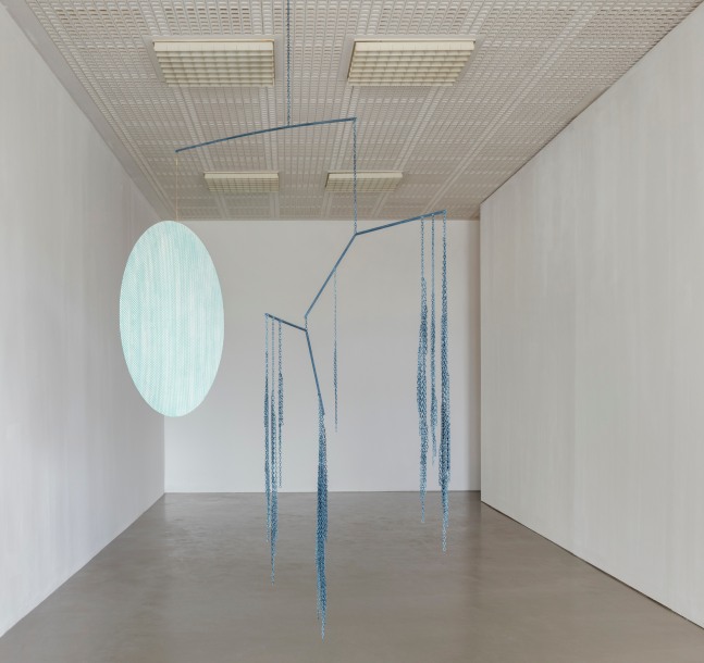 Installation view, Martin Boyce &amp;amp; Arrange Whatever Pieces Come Your Way, The Day Before Sewn into Sleep, Haubrok Foundation, Berlin, 2024&amp;nbsp;