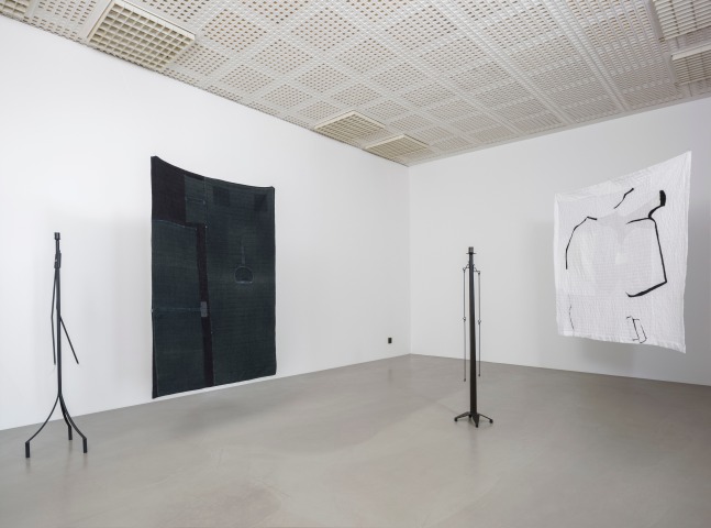 Installation view, Martin Boyce &amp;amp; Arrange Whatever Pieces Come Your Way, The Day Before Sewn into Sleep, Haubrok Foundation, Berlin, 2024&amp;nbsp;