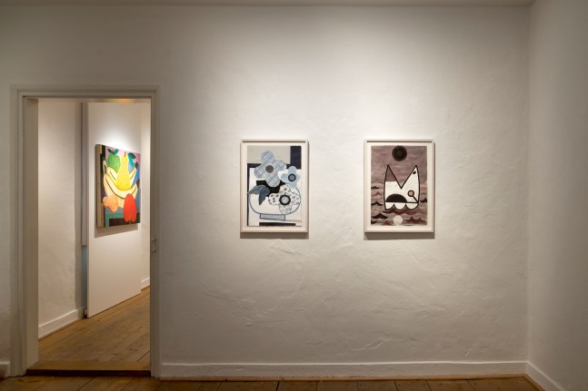 Installlation view, Austin Eddy, Vogel, Fisch und Farbe, Museum Penzberg &amp;ndash; Sammlung Campendonk, Penzberg, 2025