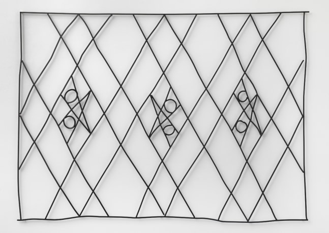 Wall work by Valentin Carron