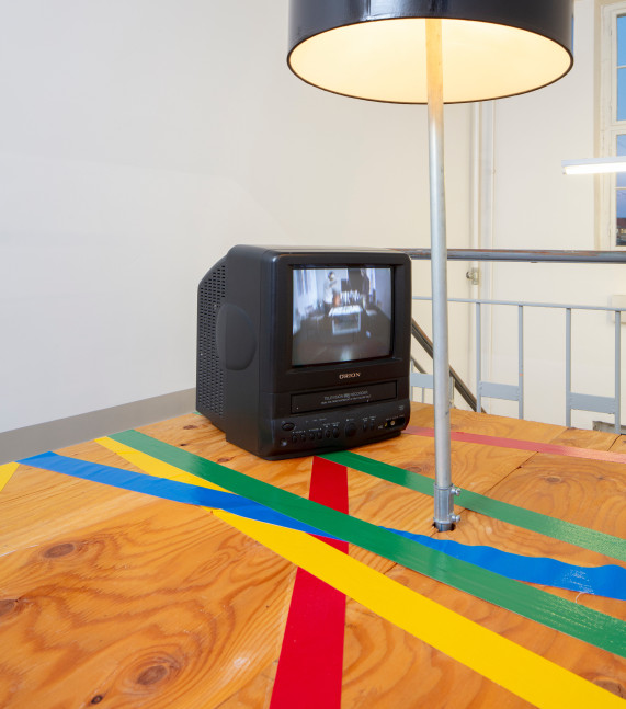 Installation views, Martin Boyce, Douglas Gordon, Franz West, Lamps and Furniture,&amp;nbsp;Haubrok Foundation, Berlin, 2025