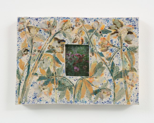 Mornings on Earth

2023

Fujifilm FP-100C45 instant film, glazed ceramic and glass

30.5 x 42 x 5.5 cm / 12 x 16 1/2 x 2 1/8 in

&amp;copy; Sam Falls