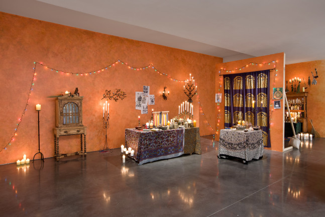 Installation view of works by Karen Kilimnik