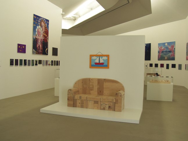 Installation view of works by Jean-Frédéric Schnyder