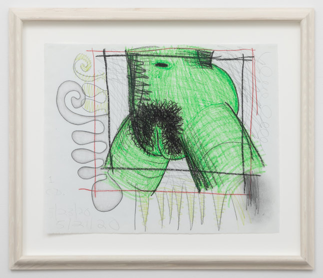 Painting by Carroll Dunham