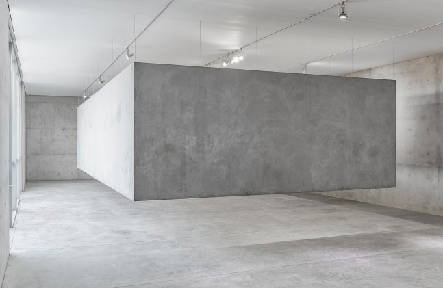 Installation view of work by Ugo Rondinone