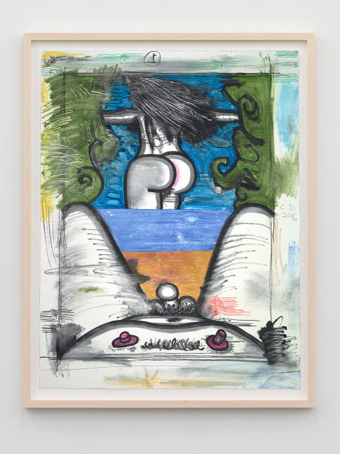 Untitled, Jan 18, 2016 #1

2016

Monotype in watercolor and pencil on Lanaquarelle paper

Sheet 132 x 101.5 cm / 52 x 40 in

Frame 145 x 113.5 x 6 cm / 57 1/8 x 44 5/8 x 2 3/8 in

&amp;copy; Carroll Dunham