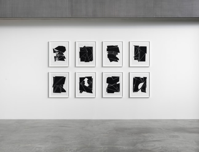 Installation view of works by Wyatt Kahn