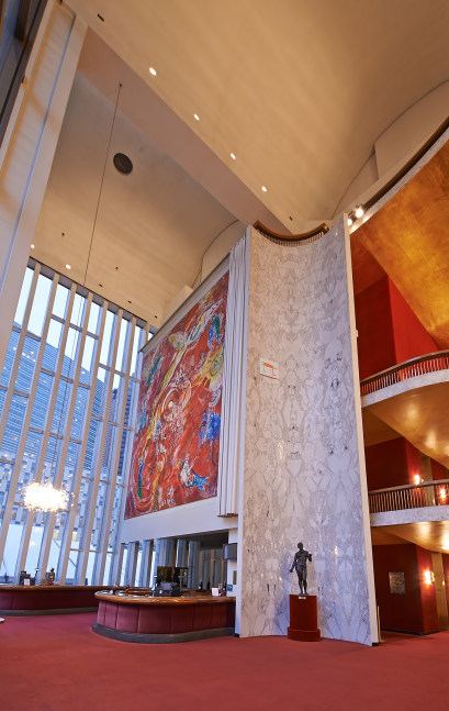 Installation view of paintings by Michael Williams