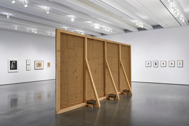 Installation view of works by various artists