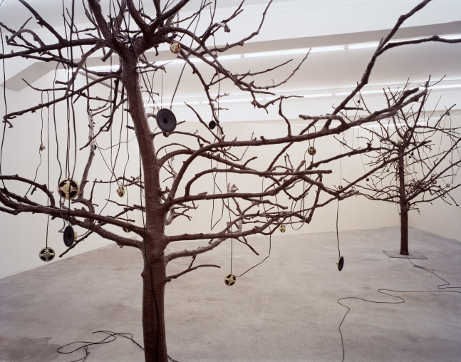 Installation view of Ugo Rondinone sculpture and installation exhibition