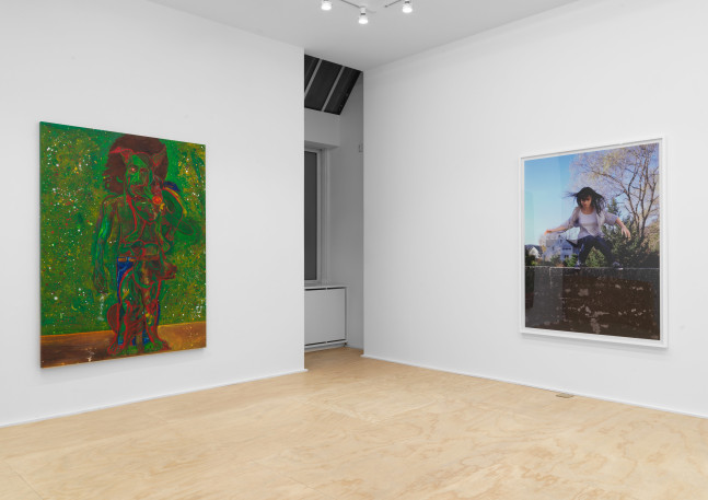 Installation view of group painting, sculpture, photography, and drawing exhibition