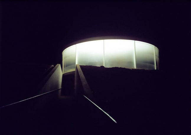 Installation view of living art installation by Doug Aitken