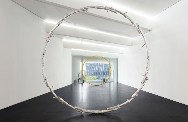 Installation view, Ugo Rondinone, long last happy, Arte Abierto, Mexico City, 2025