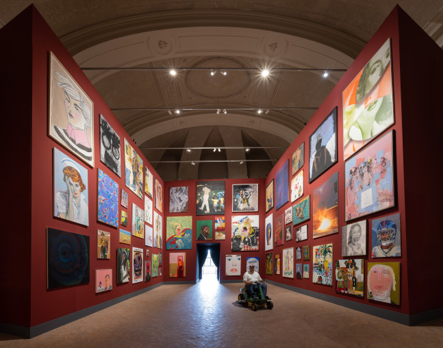 Installation view, Chase Hall, Day for Night: New American Realism, A&amp;iuml;shti Foundation, Palazzo Barberini, Rome, 2024