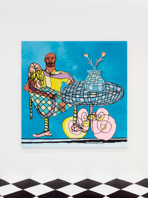 Installation view, Tschabalala Self,&amp;nbsp;Feed Me, Kiss Me, Need Me, Cultuurcentrum Strombeek, Grimbergen, 2023