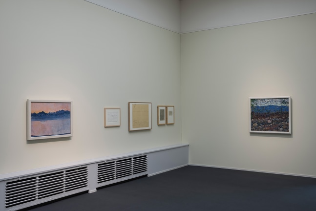 Installation view of works by Ferdinand Hodler and Jean-Frédéric Schnyder