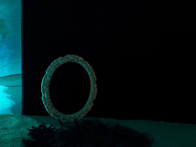 Installation view, Karen Kilimnik, Swan Lake, Kunsthaus Glarus, Glarus, 2023