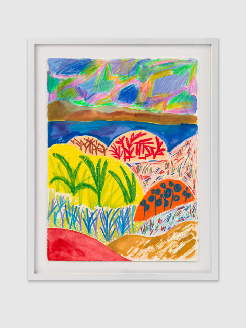 Dunes at Dusk

2024

Mixed media on paper

Sheet 38 x 28.5 cm / 15 x 11 1/4 in

Frame 48 x 38 x 3.5 cm / 18 7/8 x 15 x 1 3/8 in

&amp;copy; Shara Hughes